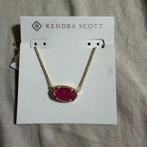 NWT Kendra Scott Elisa Necklace- Pink
